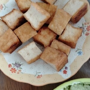 厚揚げ豆腐の甘辛生姜焼き★減塩志向